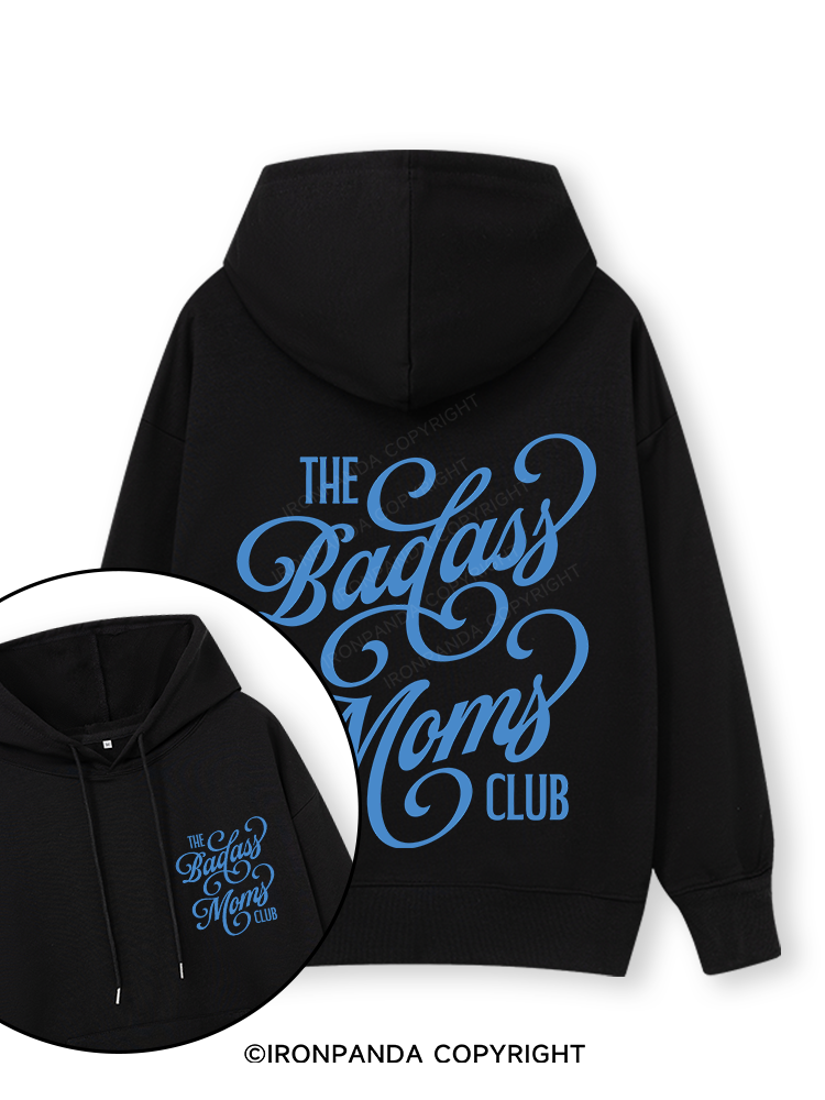 THE BADASS MOMS CLUB Double-Sided Printed Classic Gym Hoodie