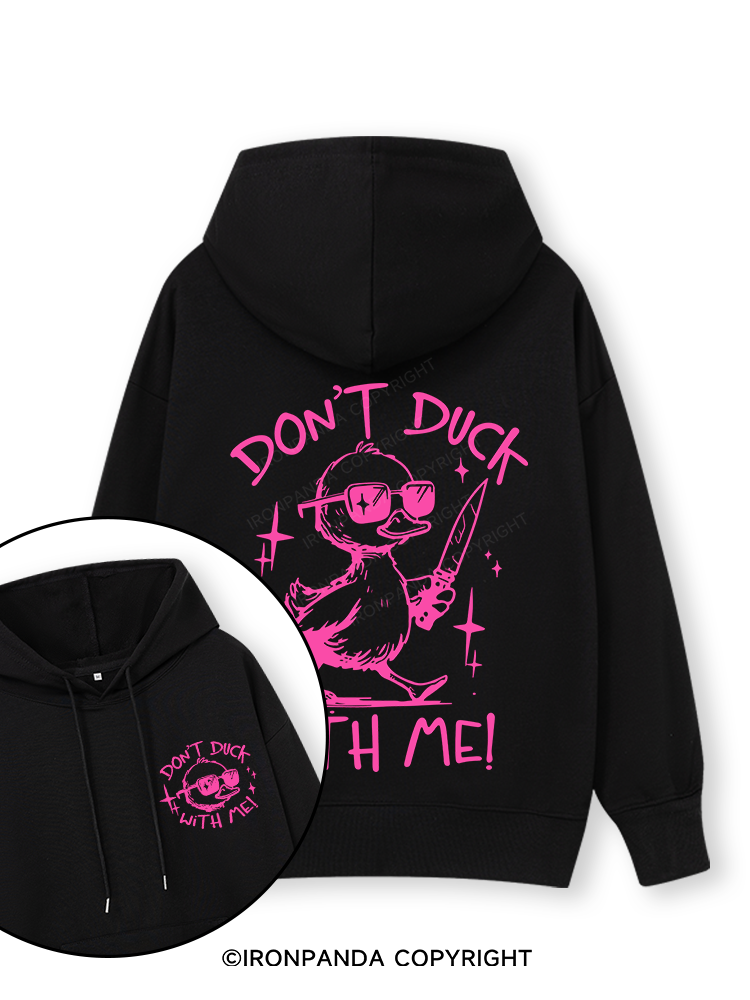 Don't duck with m Double-Sided Printed Classic Gym Hoodie