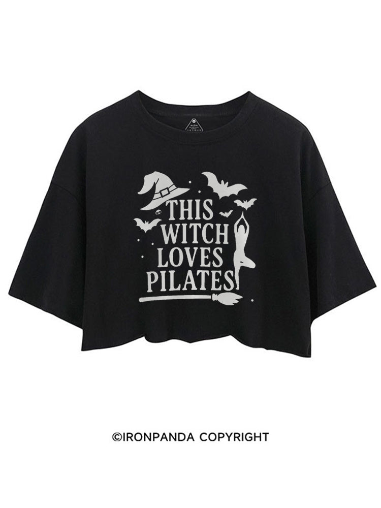 THIS WITCH LOVES PILATES CROP TOPS