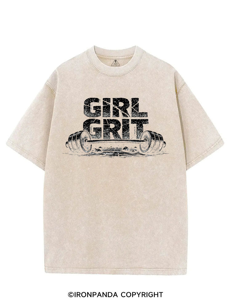 GIRL GRIT VINTAGE GYM SHIRT