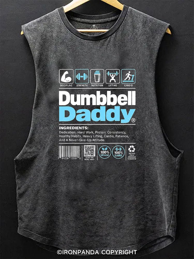 dumbbell daddy Scoop Bottom Cotton Tank