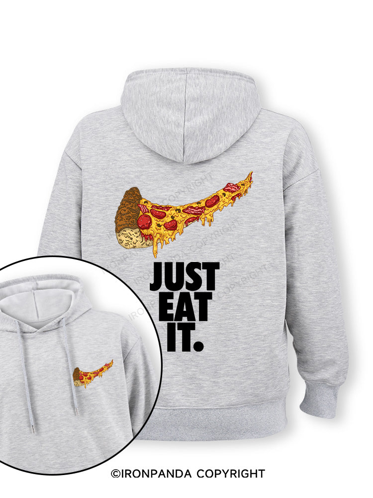 just eat it pizza lover Double-Sided Printed Classic Gym Hoodie