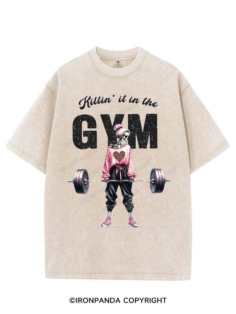 Killin’ it in the GYM VINTAGE GYM SHIRT