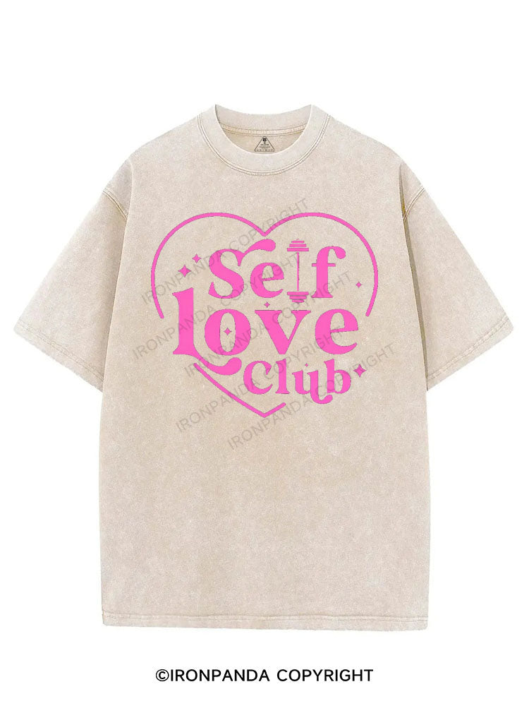 SELF LOVE CLUB VINTAGE GYM SHIRT