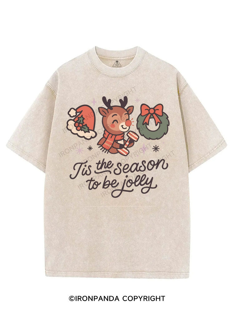 TIS THE SEASON TO BE JOLLY VINTAGE GYM SHIRT