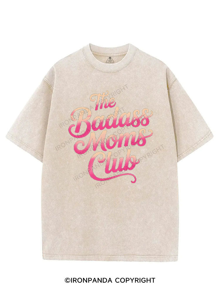 THE BADASS MOMS CLUB VINTAGE GYM SHIRT