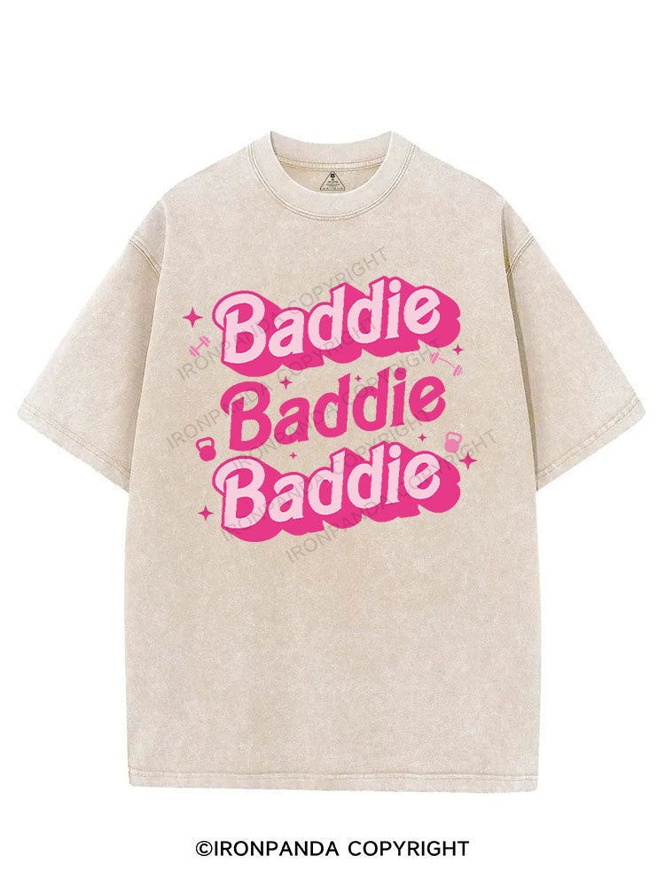 BADDIE BADDIE BADDIE VINTAGE GYM SHIRT