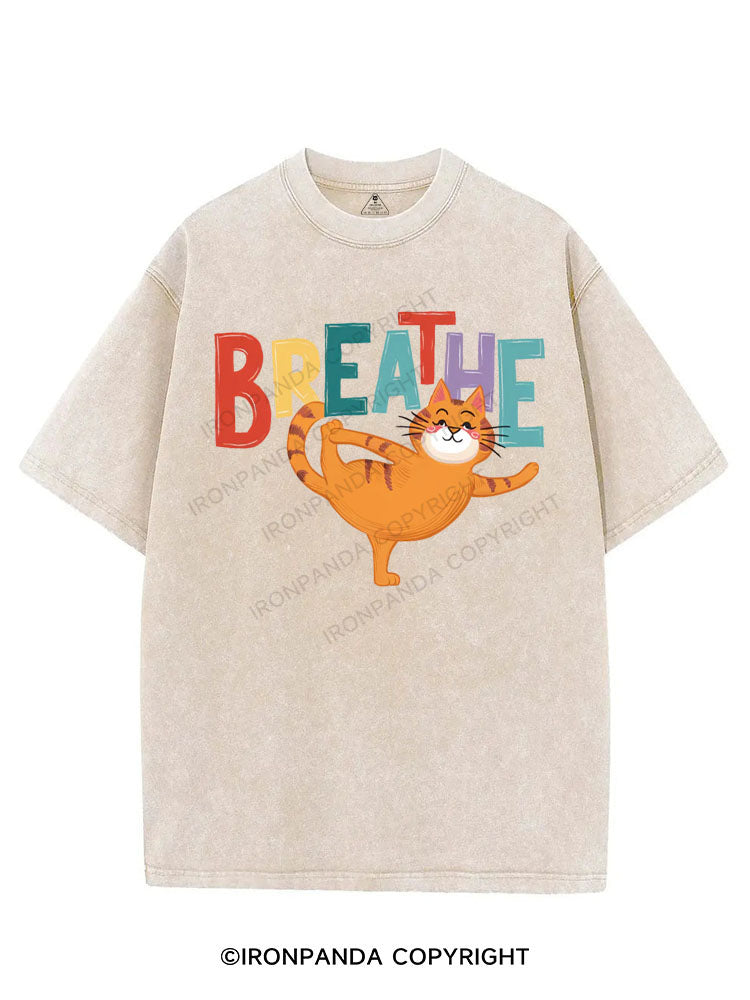 BREATHE VINTAGE GYM SHIRT