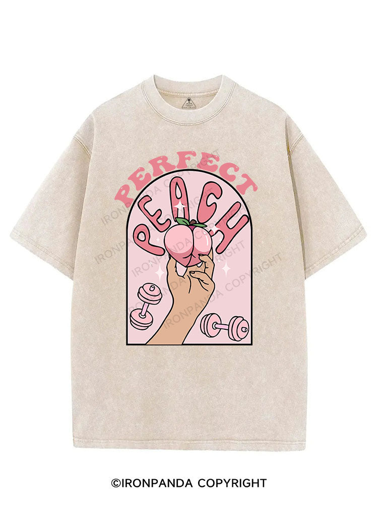 PERFECT PEACH VINTAGE GYM SHIRT