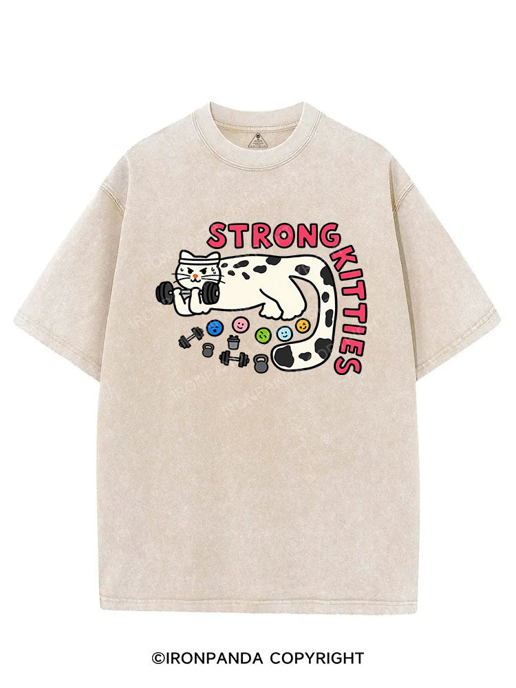 STRONG KITTIES VINTAGE GYM SHIRT