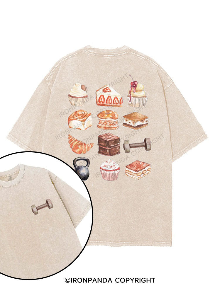 carb and gym printed Gym Shirt