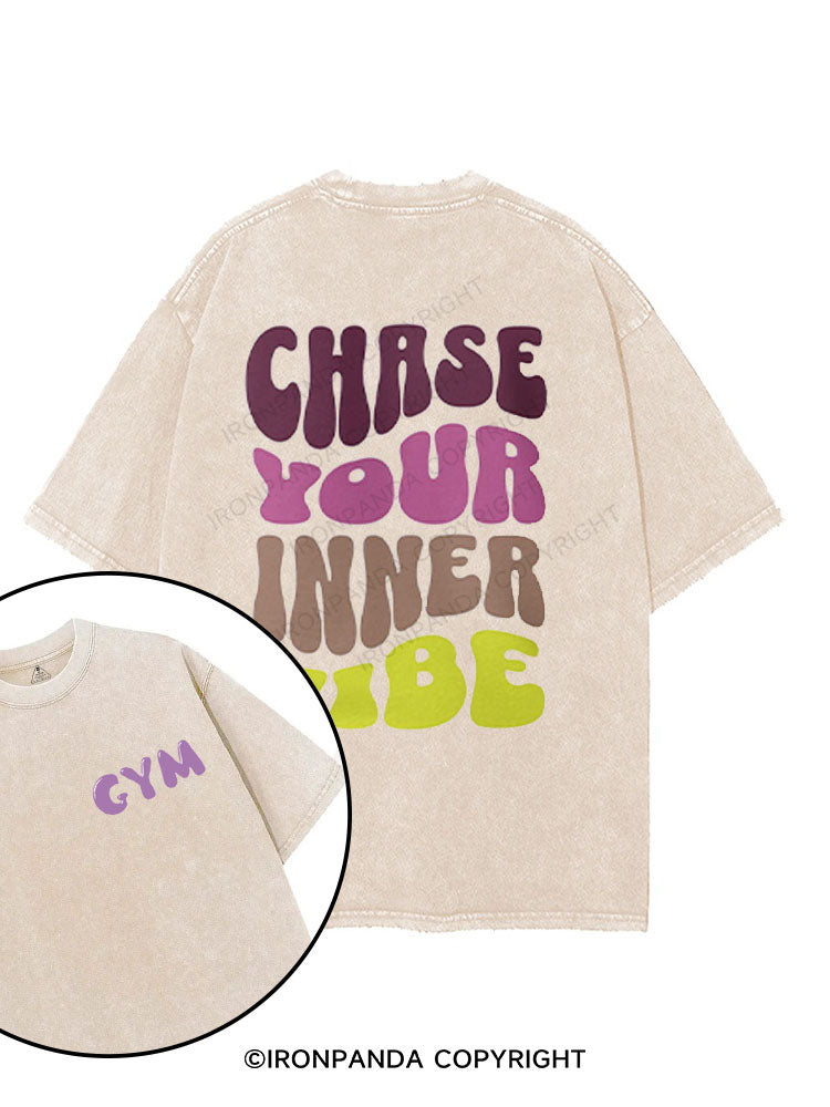 Chase Your Inner Vibe printed Gym Shirt