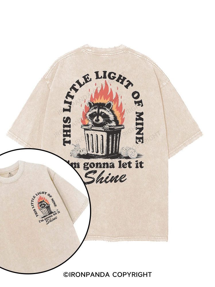 This little light of mine, I'm gonna let it shine printed Gym Shirt