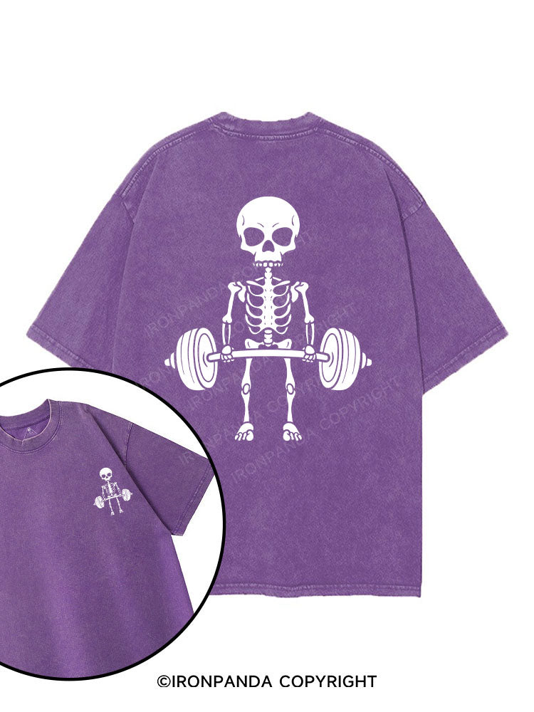 Deadlift Squad  printed Gym Shirt
