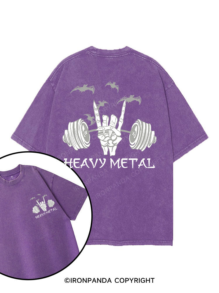 HEAVY METAL  printed Gym Shirt