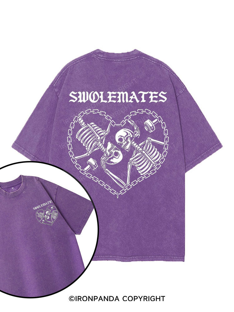 SWOLEMATES printed Gym Shirt