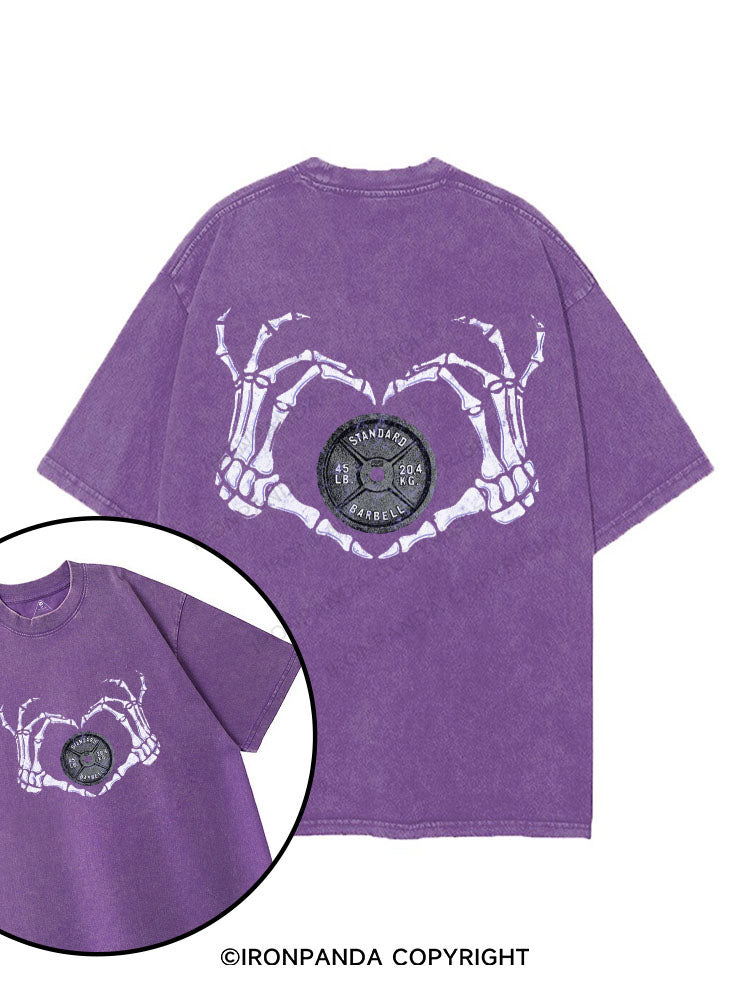 Heart printed Gym Shirt