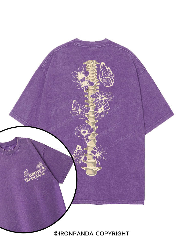 Grow Through It printed Gym Shirt