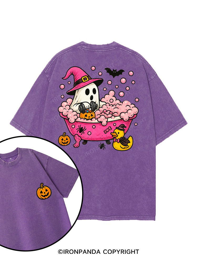 BOO-BBLE GAINS printed Gym Shirt