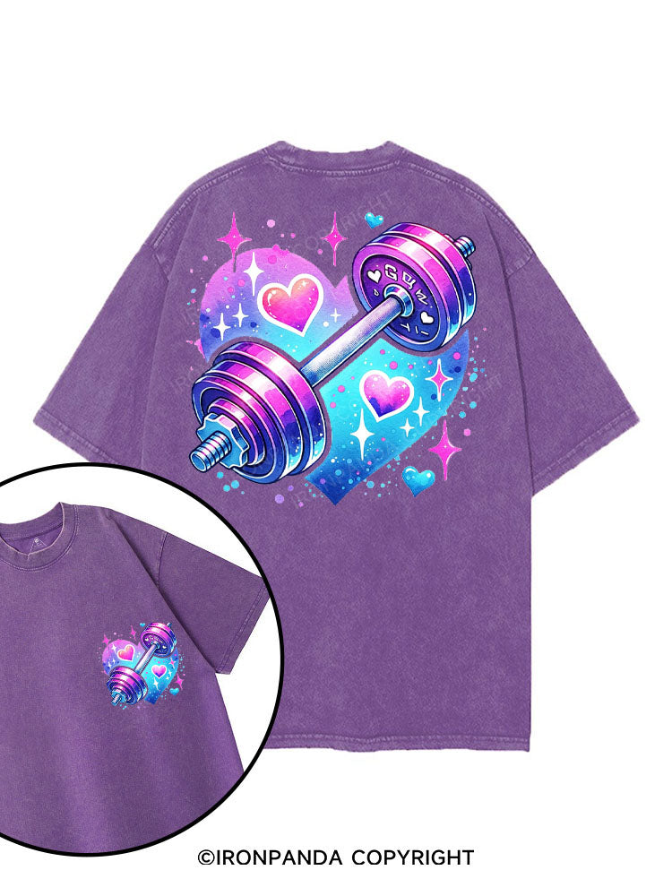 STRENGTH IN SPARKLES printed Gym Shirt