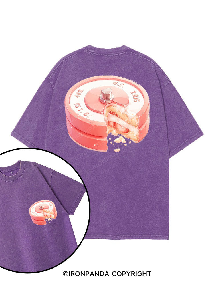 STRAWBERRY POWER PLATE printed Gym Shirt