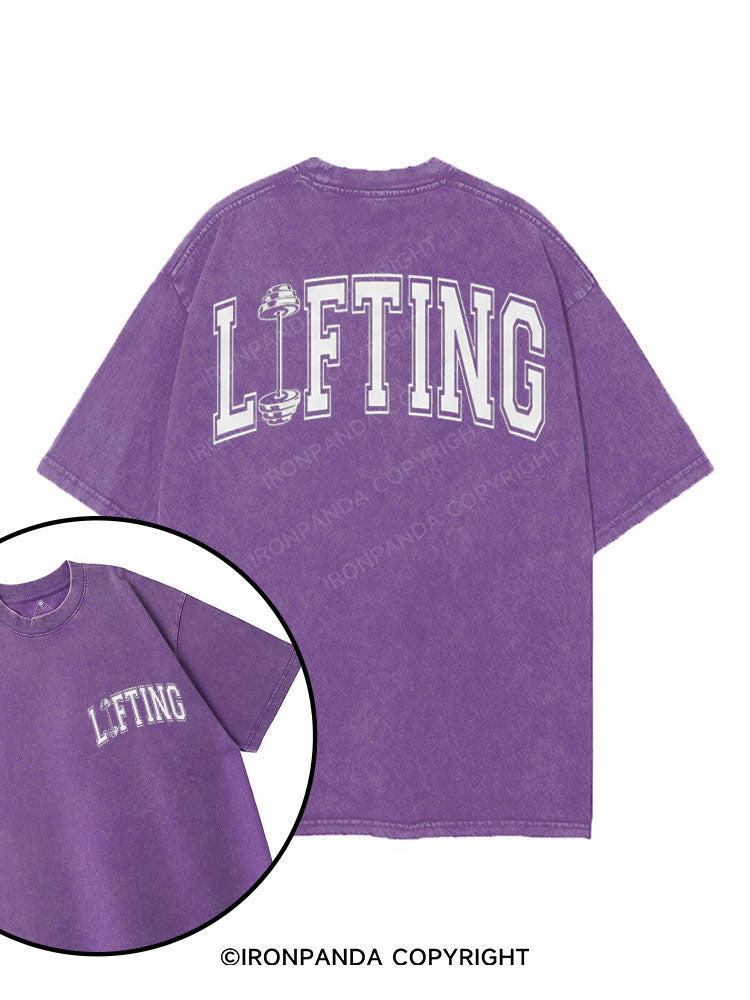 LIFTING printed Gym Shirt