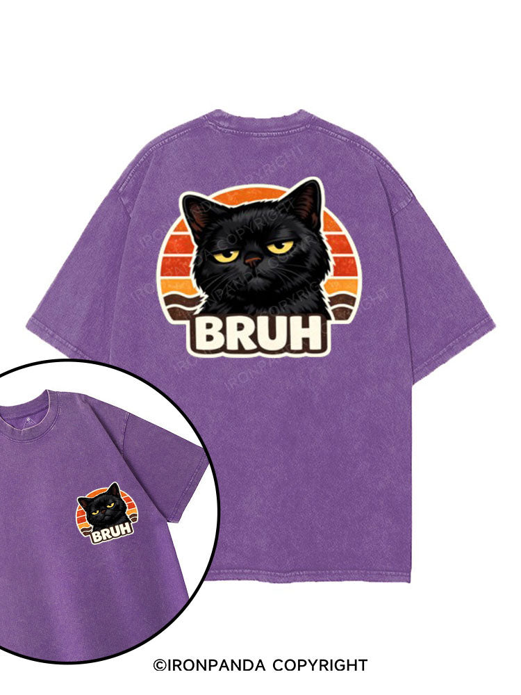 BRUH printed Gym Shirt