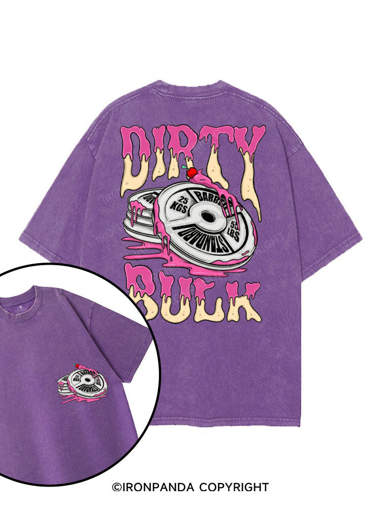 DIRTY BULK printed Gym Shirt