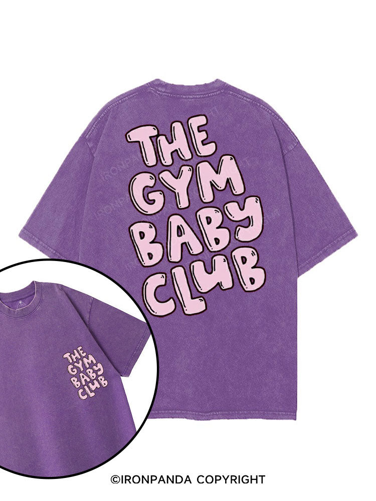 THE GYM BABY CLUB printed Gym Shirt