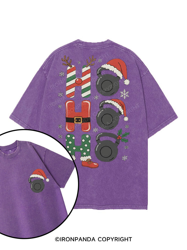 HO HO HO printed Gym Shirt