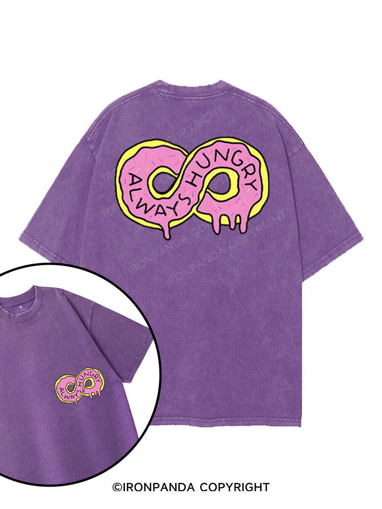 ALWAYS HUNGRY printed Gym Shirt
