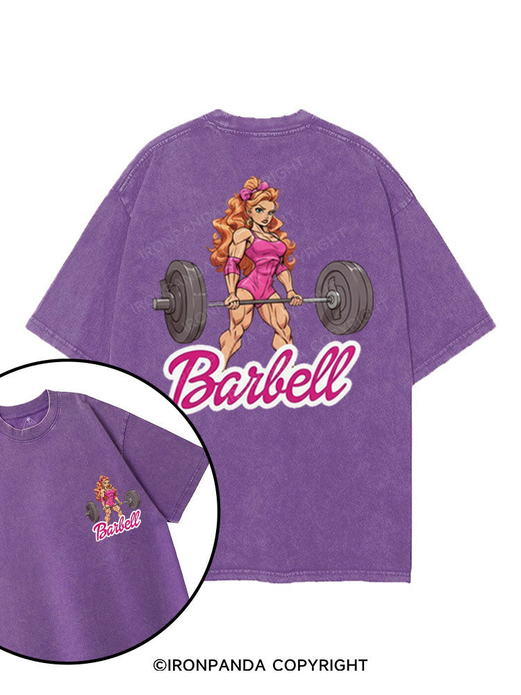 BARBELL printed Gym Shirt