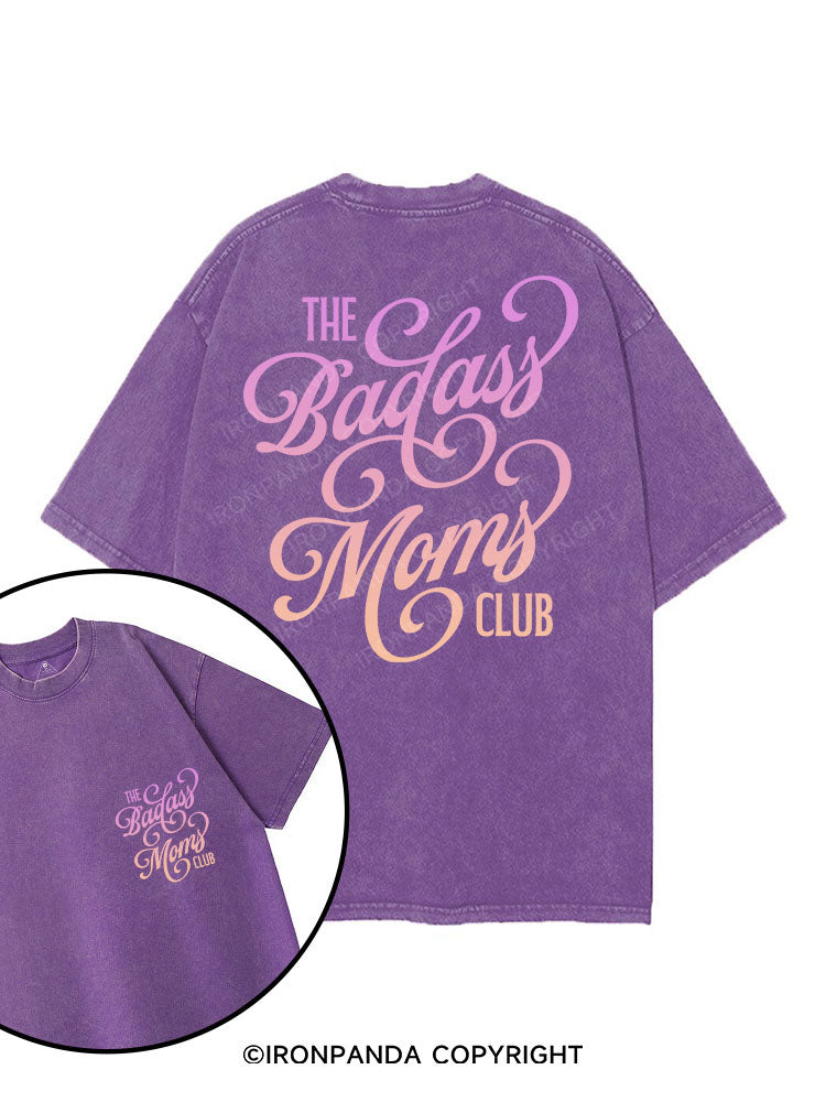 THE BADASS MOMS CLUB printed Gym Shirt