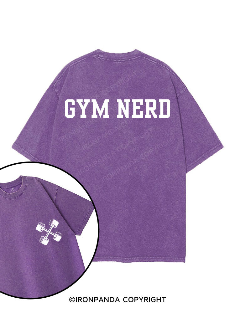 GYM NERD printed Gym Shirt