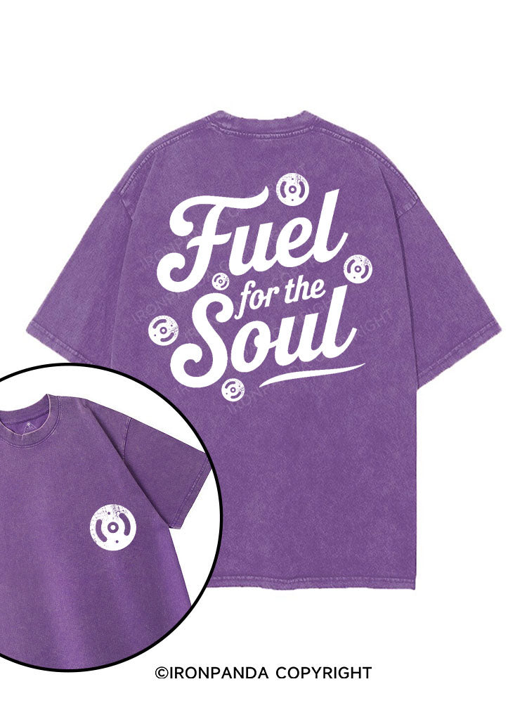 FUEL FOR THE SOUL printed Gym Shirt