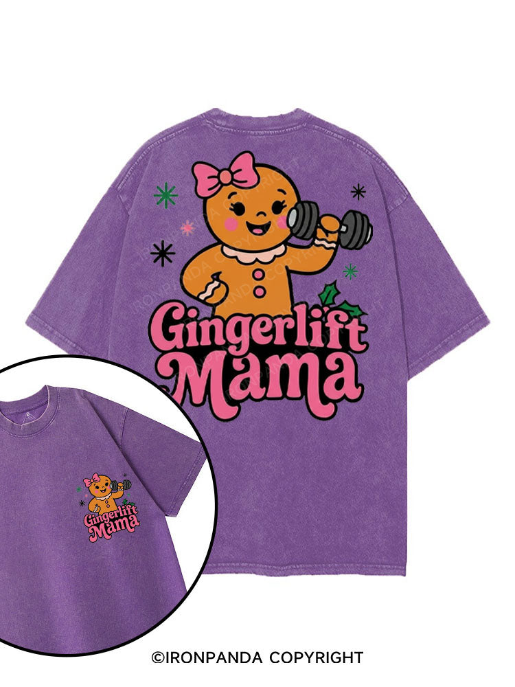 GINGERLIFT MAMA printed Gym Shirt