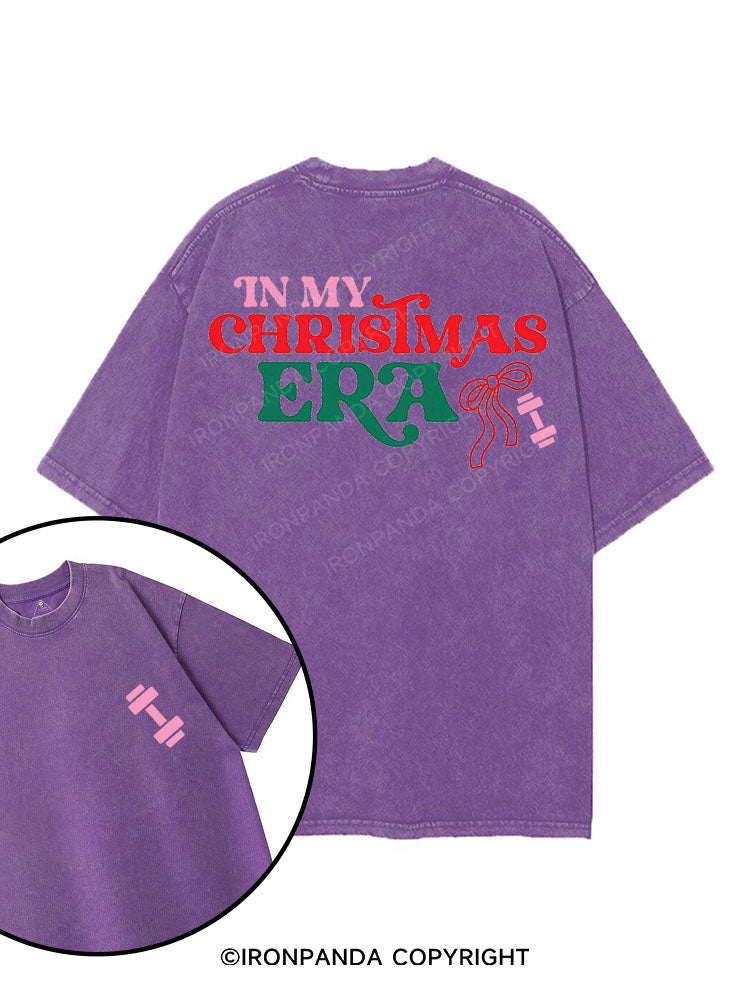 IN MY CHRISTMAS ERA printed Gym Shirt