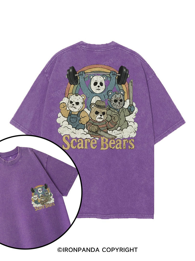 SCARE BEARS printed Gym Shirt