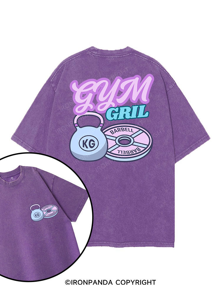 GYM GIRL printed Gym Shirt