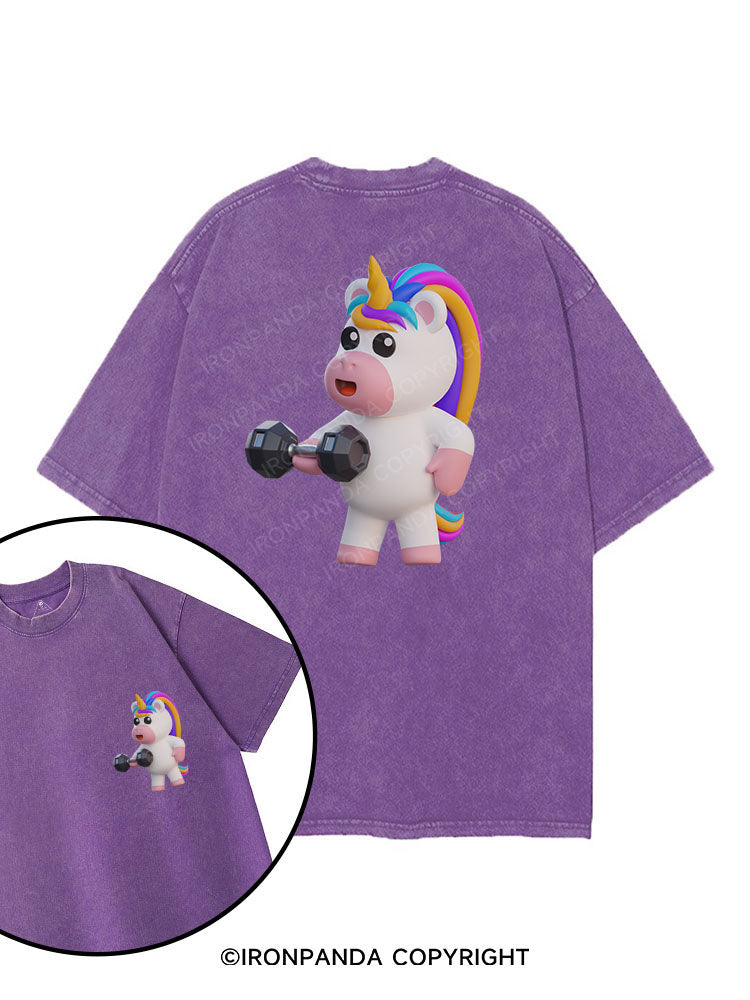 STRENGTH IN SPARKLES printed Gym Shirt