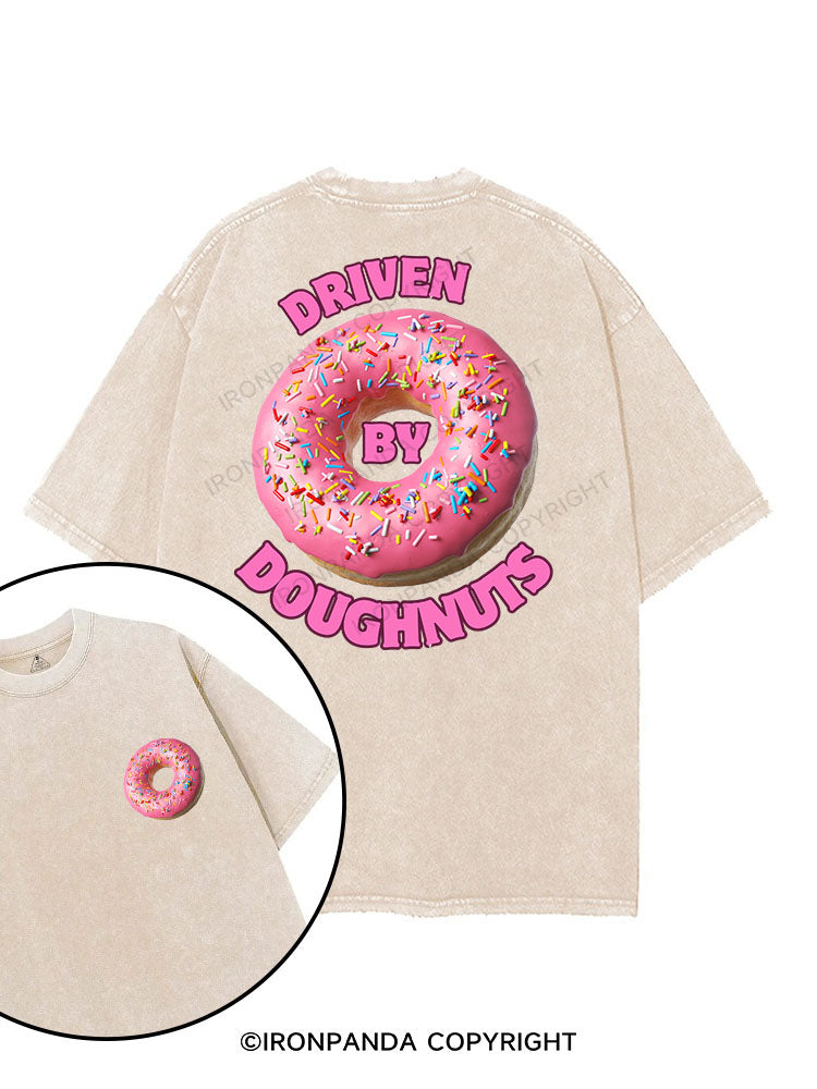 DRIVEN BY DOUGHNUTS printed Gym Shirt