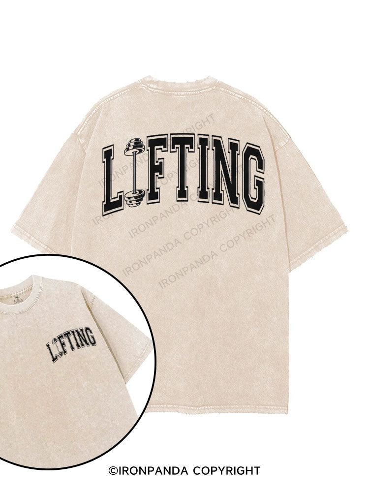 LIFTING printed Gym Shirt