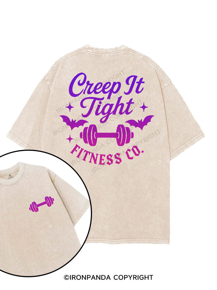CREEP IT TIGHT FITNESS CO. printed Gym Shirt