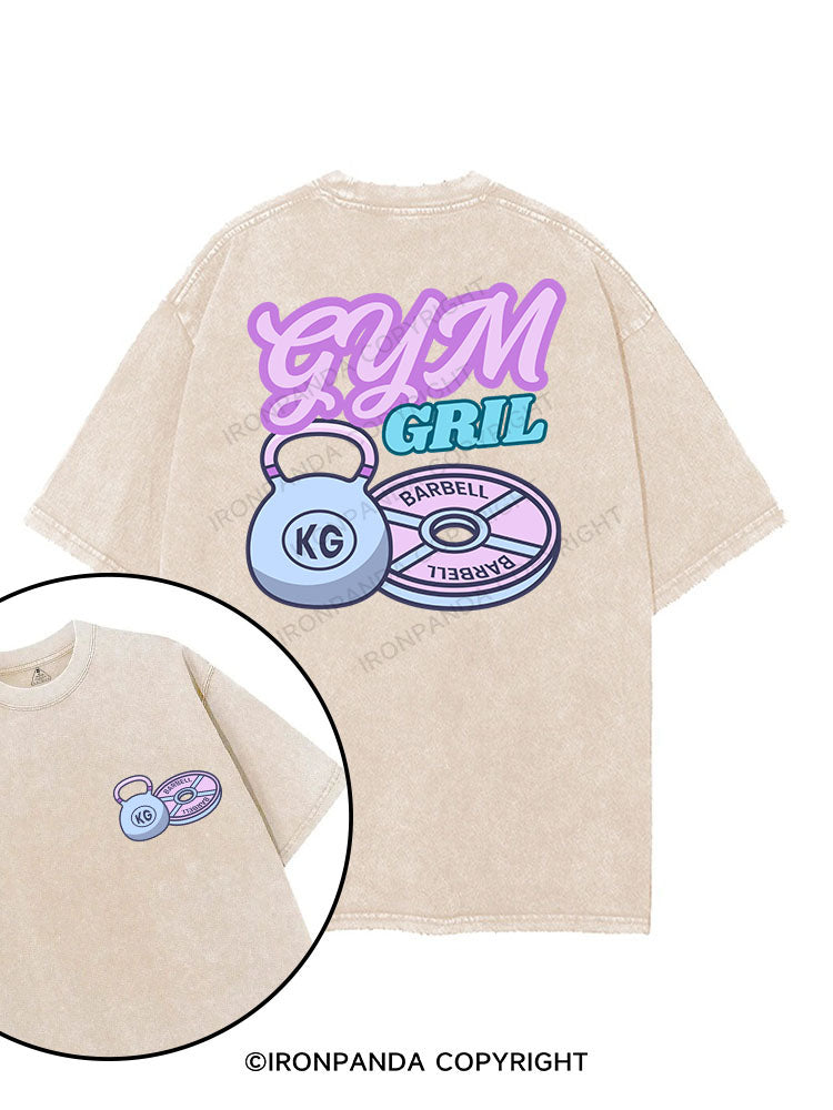 GYM GIRL printed Gym Shirt