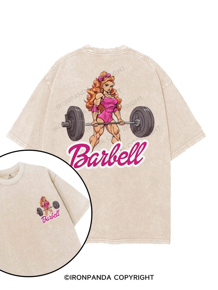 BARBELL printed Gym Shirt