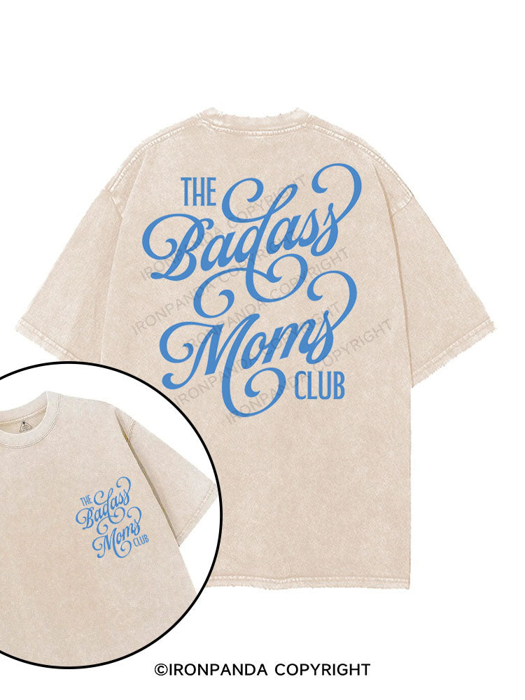 THE BADASS MOMS CLUB printed Gym Shirt
