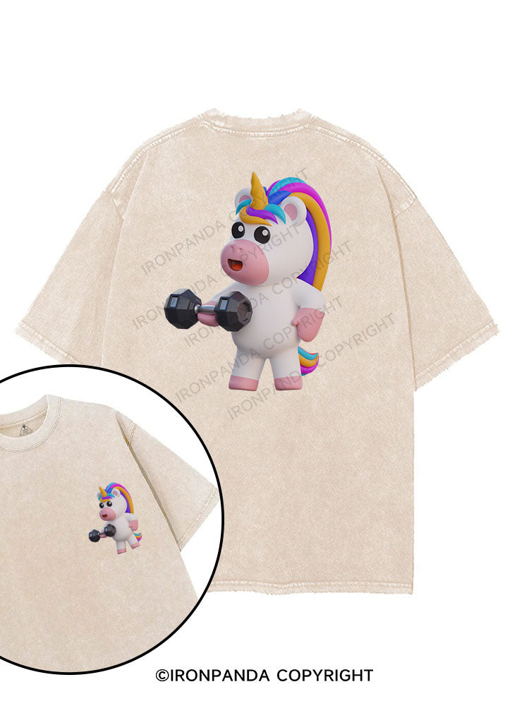 STRENGTH IN SPARKLES printed Gym Shirt