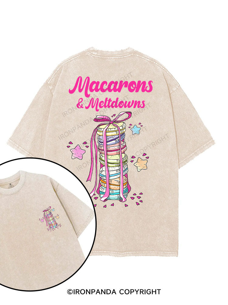 MACARONS & MELTDOWNS printed Gym Shirt