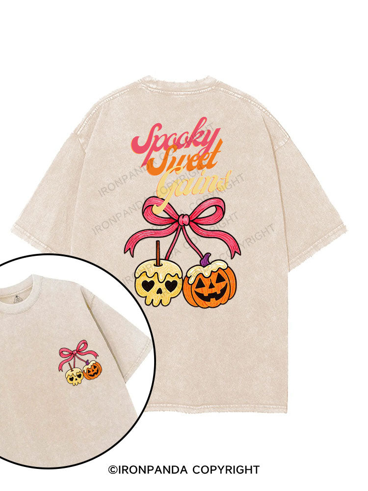 SPOOKY SWEET GAINS printed Gym Shirt