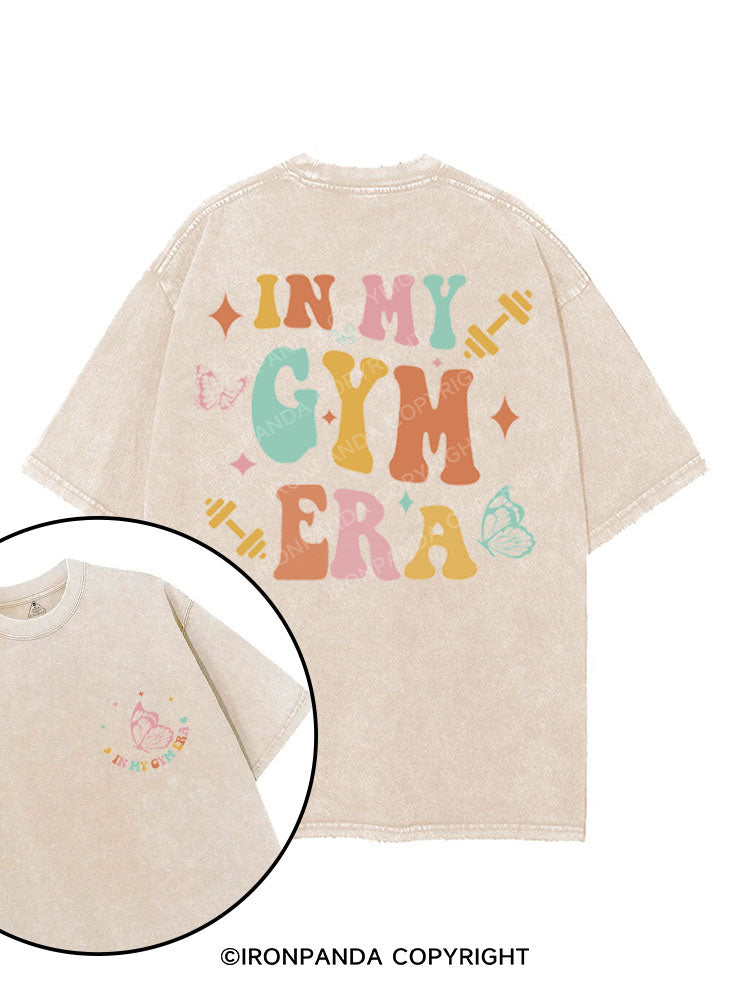 IN MY GYM ERA printed Gym Shirt